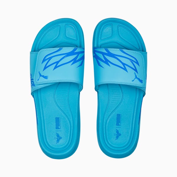 Light blue puma slides new arrivals
