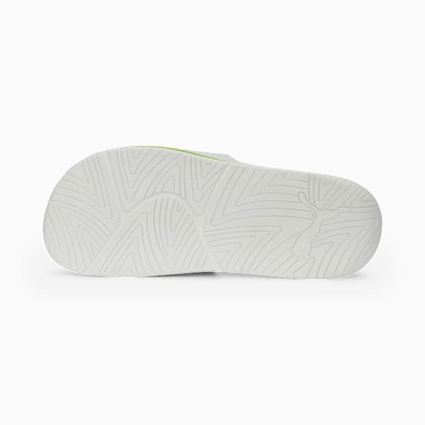 Dream Nitro MB2 Slides, PUMA White-Platinum Gray-PUMA Black-Green Glare, extralarge
