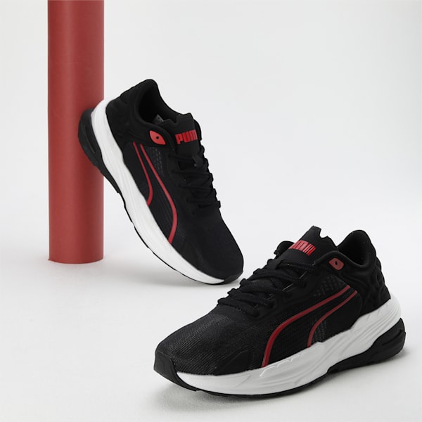 Extent NITRO™ Engineered Mesh Unisex Sneakers, PUMA Black-PUMA White, extralarge-IND