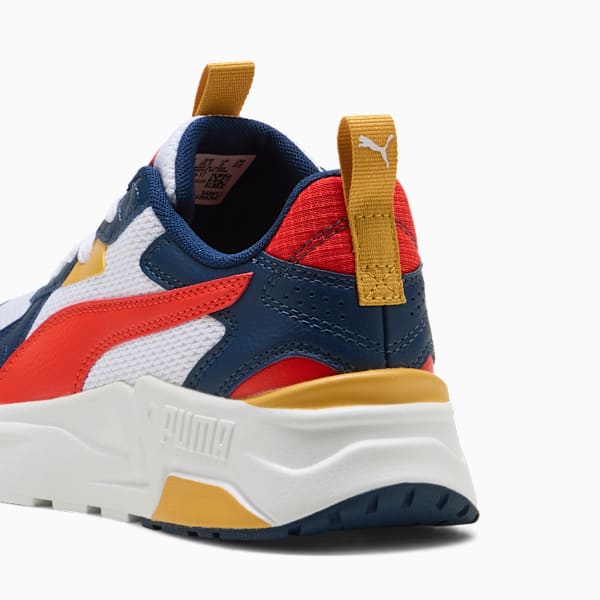 Trinity Lite Sneakers Youth, PUMA White-Fierce Red-Persian Blue, extralarge-GBR