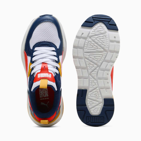 Trinity Lite Sneakers Youth, PUMA White-Fierce Red-Persian Blue, extralarge-GBR