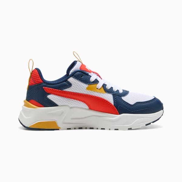 Trinity Lite Sneakers Youth, PUMA White-Fierce Red-Persian Blue, extralarge-GBR