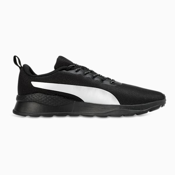 PUMA Kenton Unisex Shoes, PUMA Black-Puma Silver, extralarge-IND