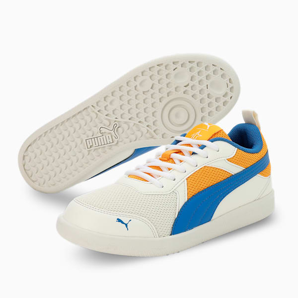 PUMAx1DER Carter Youth Sneakers, Marshmallow-Victoria Blue-Tangerine, extralarge-IND