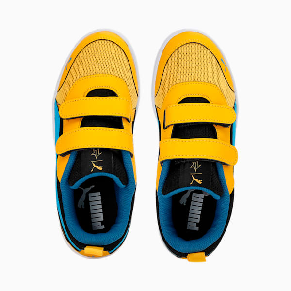 PUMA X 1DER Carter Kids Shoes, Spectra Yellow-PUMA Black-Spring Blue