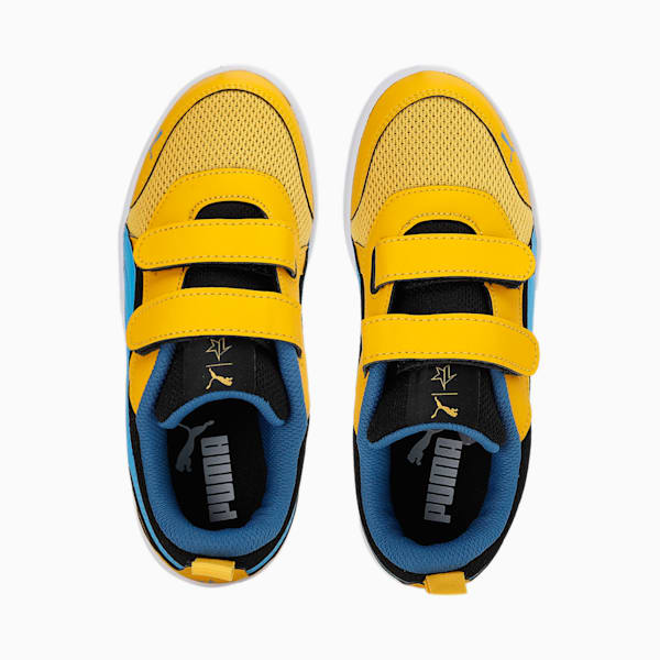 PUMAx1DER Carter Kid's Shoes, Spectra Yellow-PUMA Black-Spring Blue, extralarge-IND