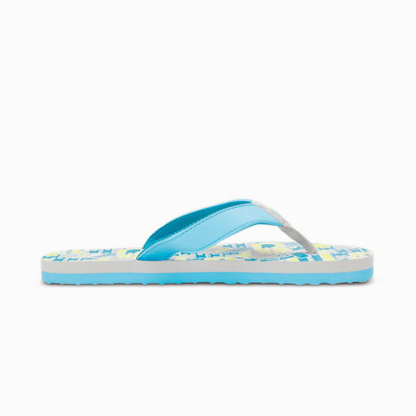 PUMAx1DER Hepcat Youth Flip-Flops, Spring Blue-Lemon Sherbert-Harbor Mist, extralarge-IND