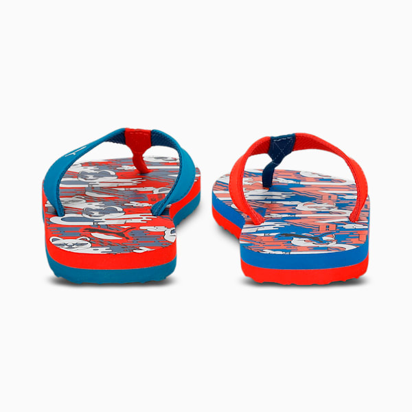 PUMAx1DER Hepcat Kid's Flip-Flops, Cherry Tomato-Sailing Blue, extralarge-IND