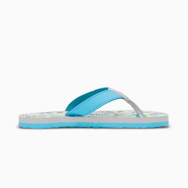 PUMAx1DER Hepcat Kids Flip-Flops, Spring Blue-Lemon Sherbert-Harbor Mist, extralarge-IND