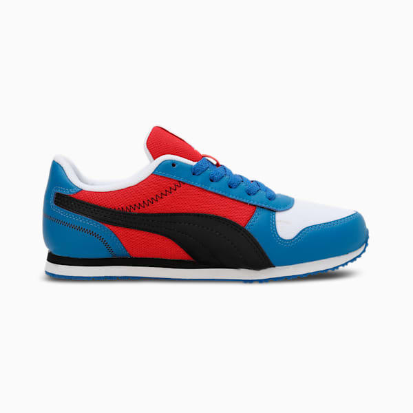 PUMAx1DER Liam Youth Sneakers, Vallarta Blue-PUMA White-High Risk Red, extralarge-IND