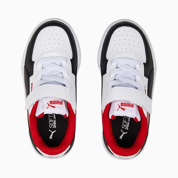 キッズ CAVEN ブロック ALTERNATIVE クロージャー スニーカー 17-21cm, PUMA White-PUMA Black-For All Time Red, extralarge-JPN