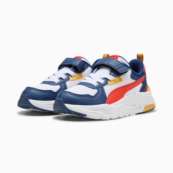 Trinity Lite Sneakers Kids, PUMA White-Fierce Red-Persian Blue, extralarge-GBR