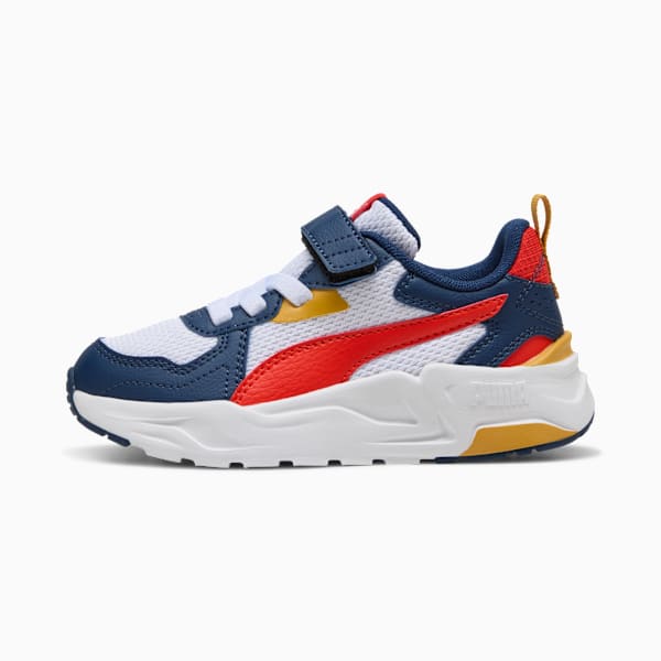 Trinity Lite Sneakers Kids, PUMA White-Fierce Red-Persian Blue, extralarge-GBR