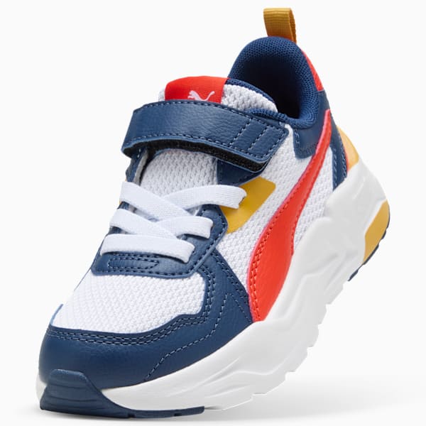Trinity Lite Sneakers Kids, PUMA White-Fierce Red-Persian Blue, extralarge-GBR