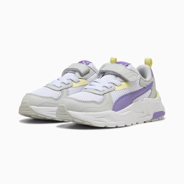 Trinity Lite Sneakers Kids, PUMA White-Lavender Alert-Glacial Gray, extralarge-GBR