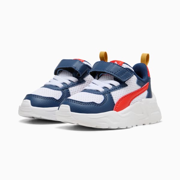 Trinity Lite Sneakers Babies, PUMA White-Fierce Red-Persian Blue, extralarge-GBR