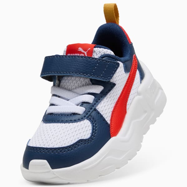 Trinity Lite Sneakers Babies, PUMA White-Fierce Red-Persian Blue, extralarge-GBR