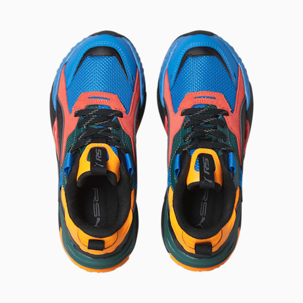 Zapatos deportivos RS-TRCK Color para niño grande, Future Blue-PUMA Black-Saffron
