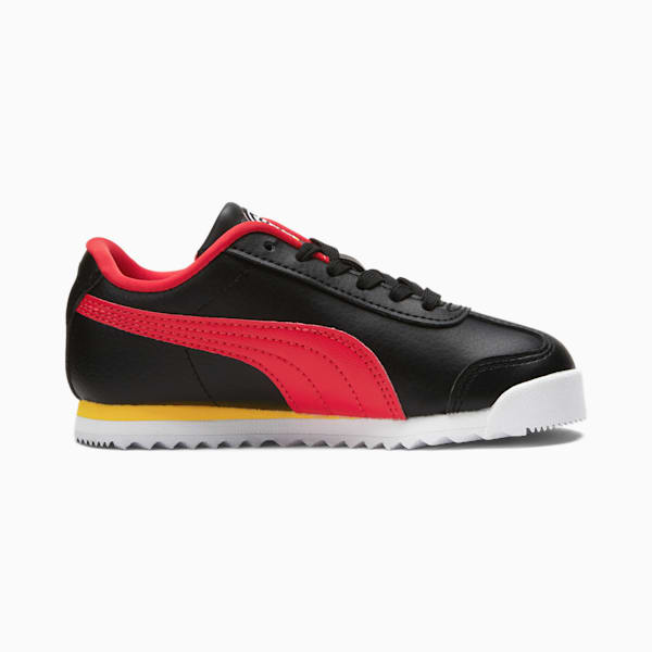 Zapatos Roma Country para niños pequeños, Puma Black-High Risk Red-Puma Team Gold