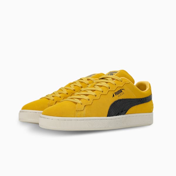 PUMA x STAPLE Suede Men's Sneakers, Fresh Pear-Sun Ray Yellow, extralarge-IND