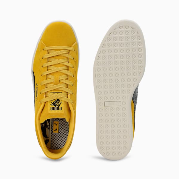 PUMA x STAPLE Suede Men's Sneakers, Fresh Pear-Sun Ray Yellow, extralarge-IND