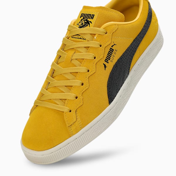 PUMA x STAPLE Suede Men's Sneakers, Fresh Pear-Sun Ray Yellow, extralarge-IND
