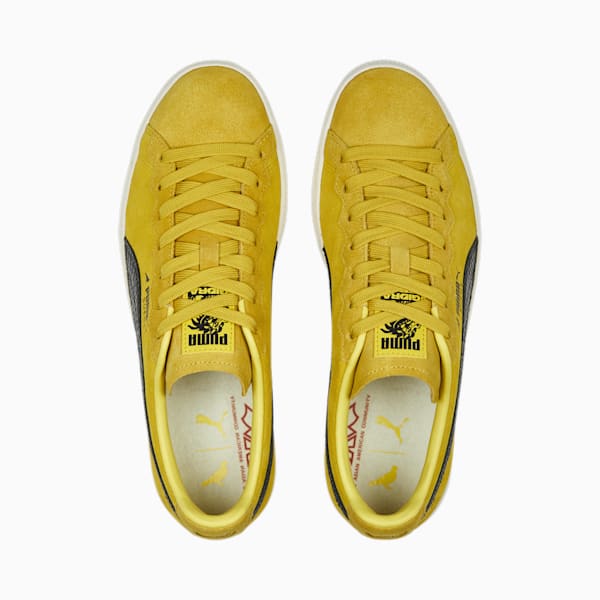 Zapatos deportivos PUMA x STAPLE Suede, Fresh Pear-Sun Ray Yellow