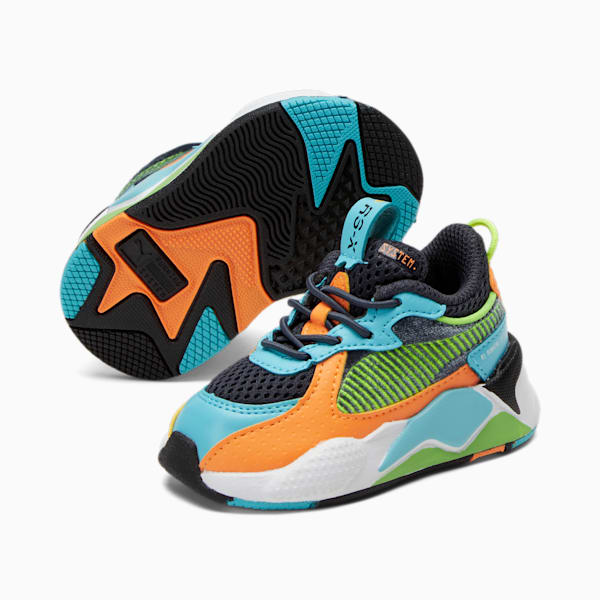Zapatos deportivos RS-X Arcade AC para bebés , Parisian Night-Hero Blue-Yellow Alert