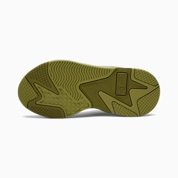 Zapatos deportivos RS-X Green Shades para niño grande, Capulet Olive-Avocado-Green Olive