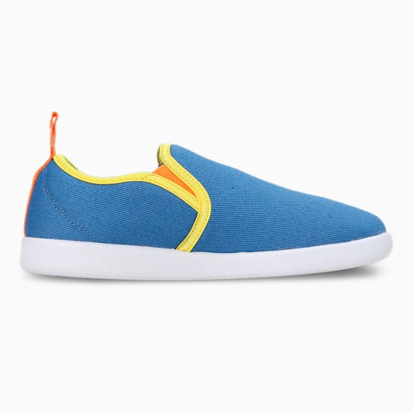 Tobey Youth Slip-On Shoes, PUMA Team Royal-Dandelion-Vibrant Orange, extralarge-IND