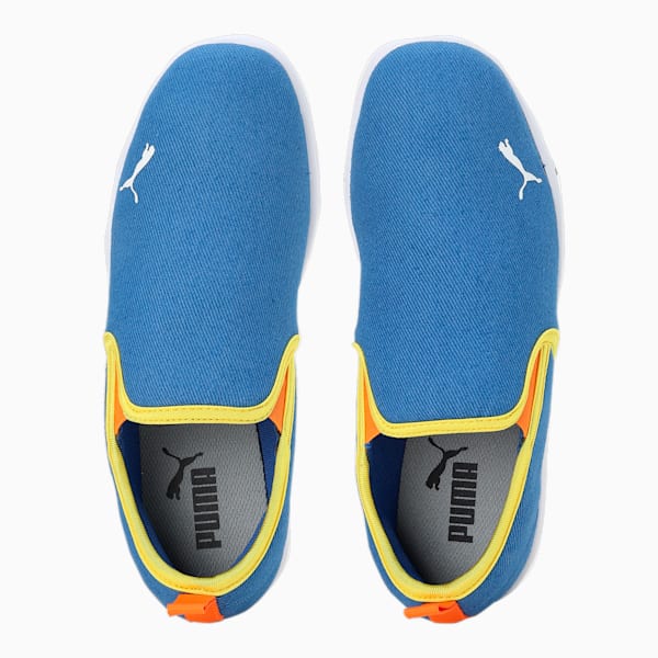 Tobey Youth Slip-On Shoes, PUMA Team Royal-Dandelion-Vibrant Orange, extralarge-IND