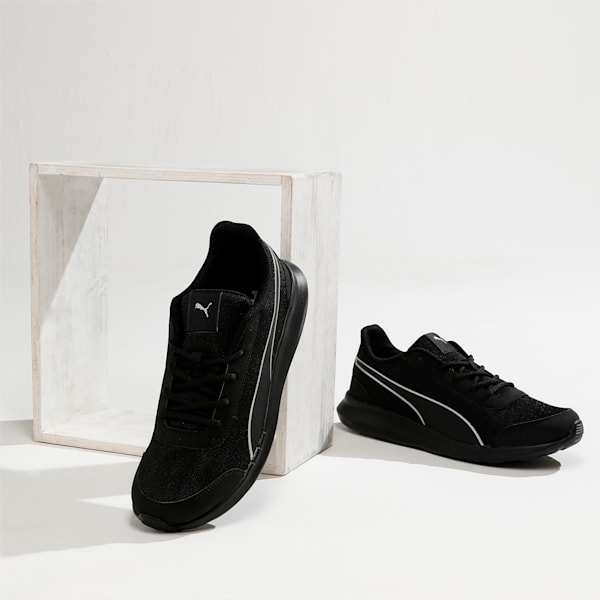 Dazzler Men's Shoes, PUMA Black-PUMA Silver, extralarge-IND