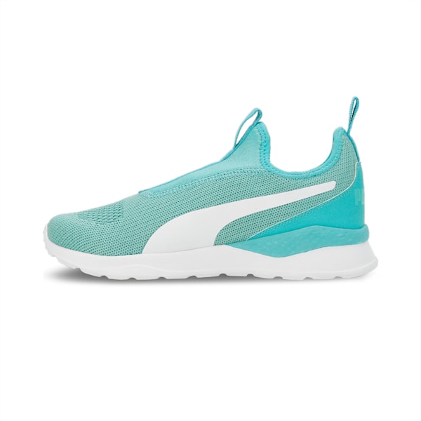 Anzarun Krick Pro Slipon Women's Sneakers, Blue Turquoise-Mint-PUMA White, extralarge-IND