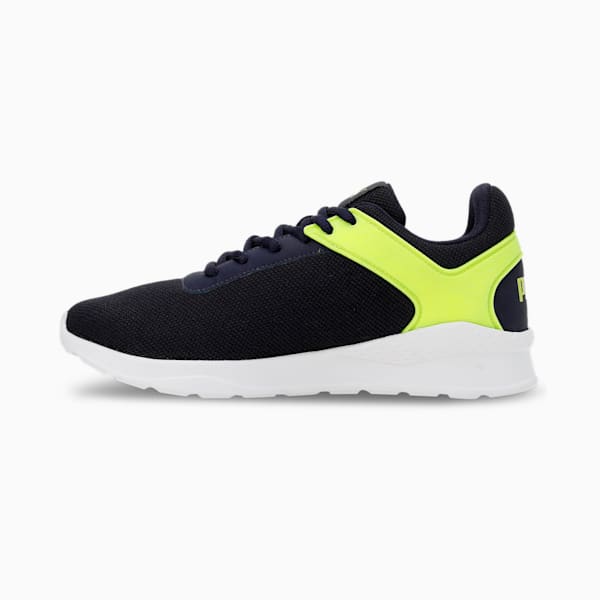 Anzarun Krick Men's Sneakers, PUMA Navy-Lime Smash-PUMA White, extralarge-IND