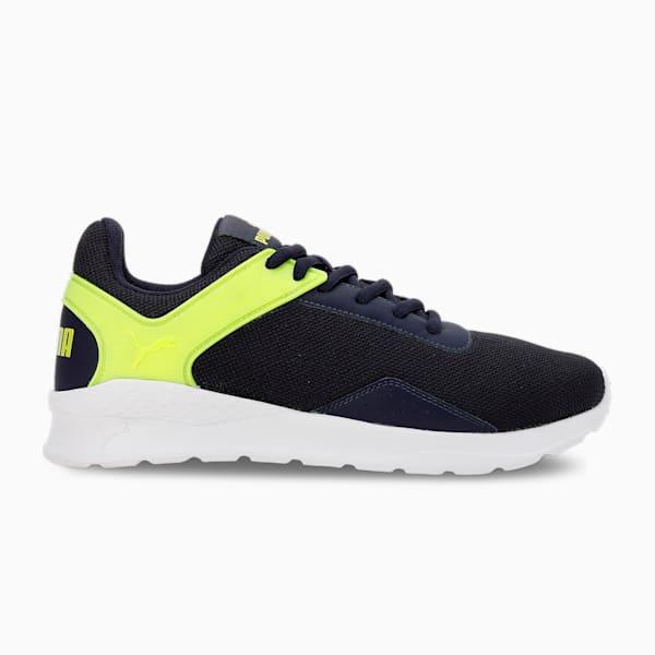 Anzarun Krick Men's Sneakers, PUMA Navy-Lime Smash-PUMA White, extralarge-IND