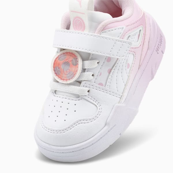 Tenis PUMA x MIRACULOUS Slipstream para bebés, PUMA White-Pearl Pink, extralarge