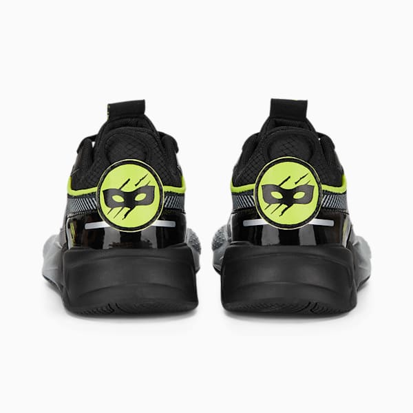 PUMA x MIRACULOUS RS-X Little Kids' Sneakers, PUMA Black-Feather Gray-Lime Smash, extralarge