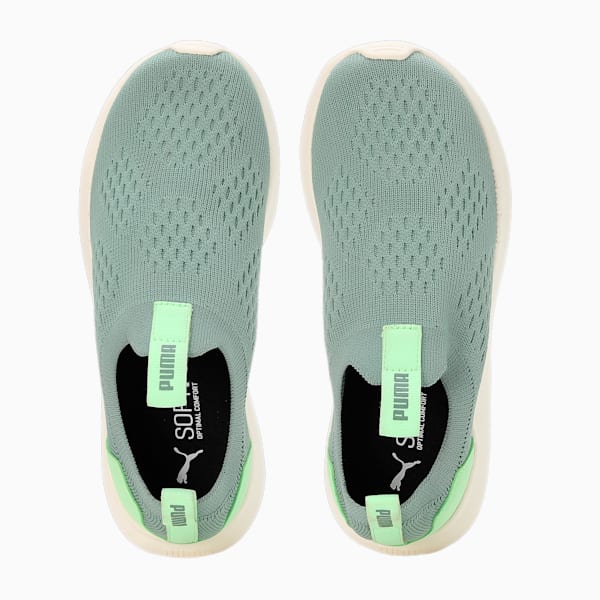 Gripeal Slip On Youth Sneakers, Dusty Green-Spring Fern-Pristine, extralarge-IND