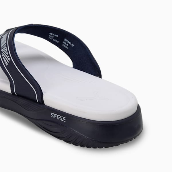 SOFTRIDE Seave V1 Flip-Flops, Peacoat-PUMA White-Glacier Gray, extralarge-IND