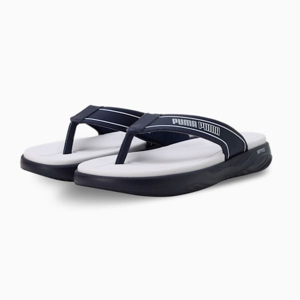 SOFTRIDE Seave V1 Flip-Flops, Peacoat-PUMA White-Glacier Gray, extralarge-IND