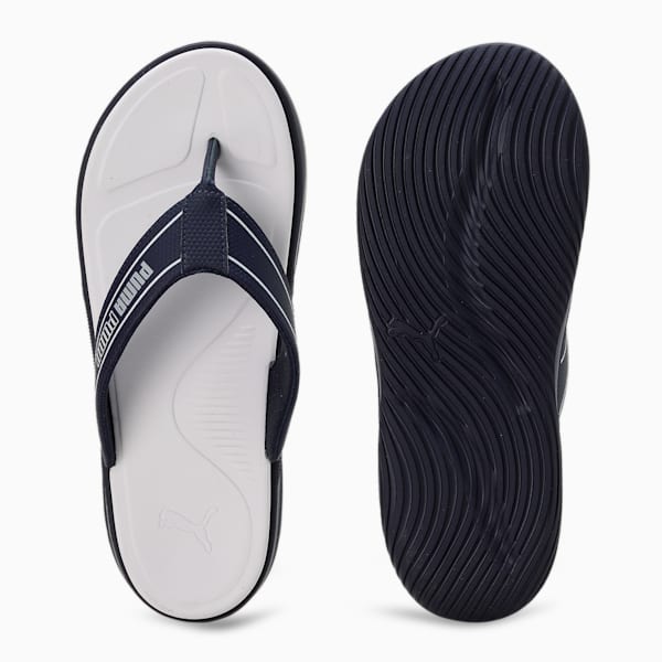SOFTRIDE Seave V1 Flip-Flops, Peacoat-PUMA White-Glacier Gray, extralarge-IND