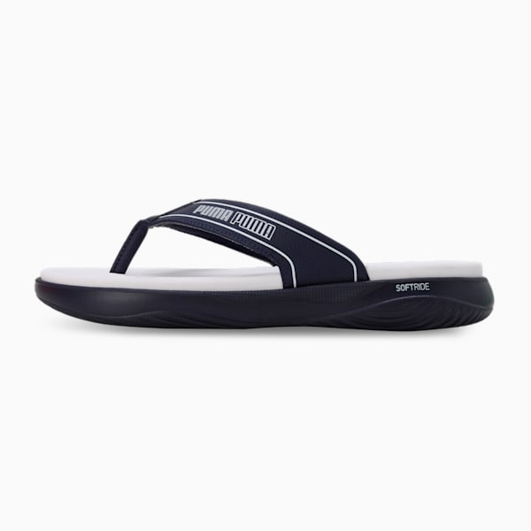 SOFTRIDE Seave V1 Flip-Flops, Peacoat-PUMA White-Glacier Gray, extralarge-IND