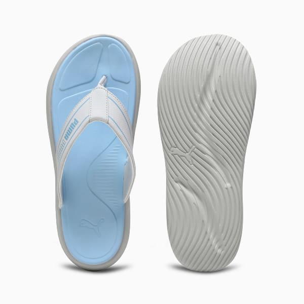 SOFTRIDE Seave V1 Flip-Flops, Feather Gray-Haute Tropic, extralarge-IND