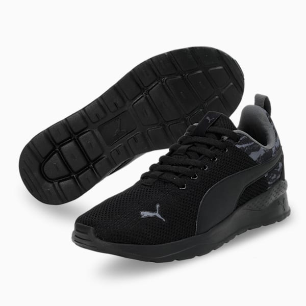 Anzarun Camo Men's Sneakers, PUMA Black-Cool Dark Gray-Cool Mid Gray, extralarge-IND