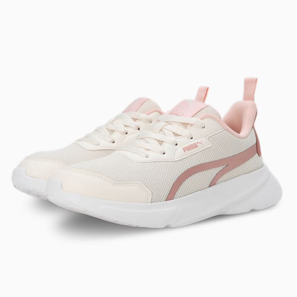 Alfarun Metallic Women's Sneakers, Pristine-Rose Dust, extralarge-IND