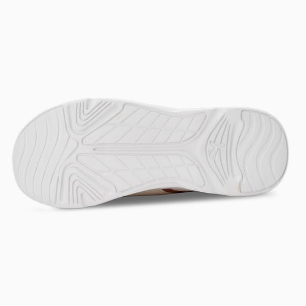 Alfarun Metallic Women's Sneakers, Pristine-Rose Dust, extralarge-IND