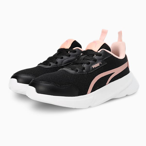 Alfarun Metallic Women's Sneakers, PUMA Black-Rose Dust, extralarge-IND