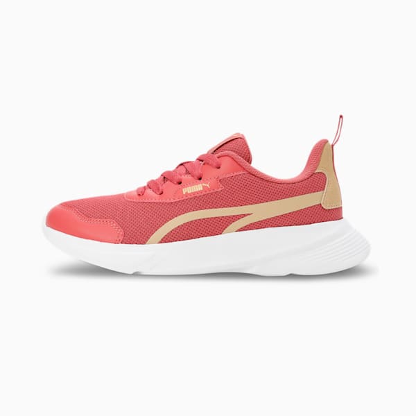 Alfarun Metallic Women's Sneakers, Heartfelt-Metallic Gold-PUMA White, extralarge-IND