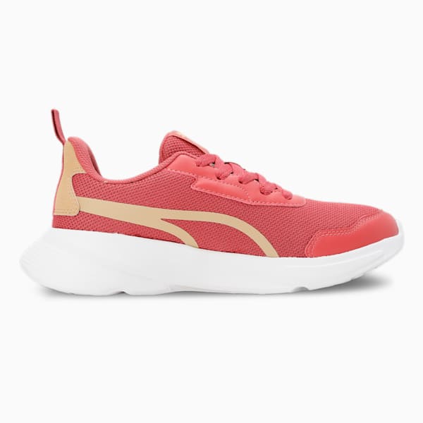 Alfarun Metallic Women's Sneakers, Heartfelt-Metallic Gold-PUMA White, extralarge-IND