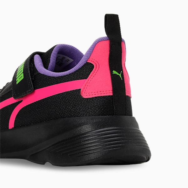 Alfarun Youth Sneakers, PUMA Black-Glowing Pink-Pitch Green, extralarge-IND